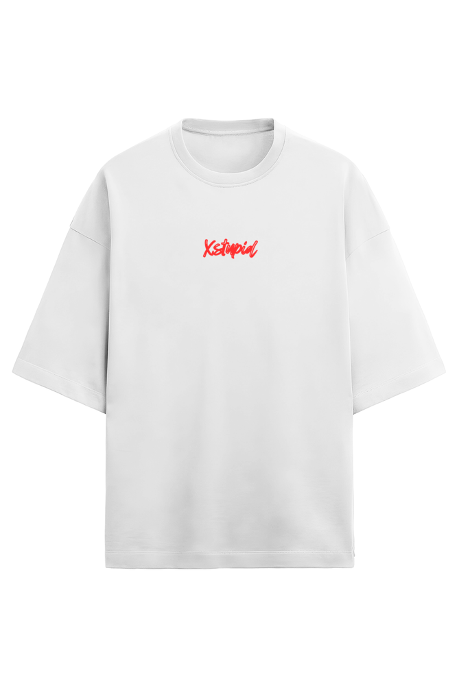Warning Terry Oversized Comfort Tee