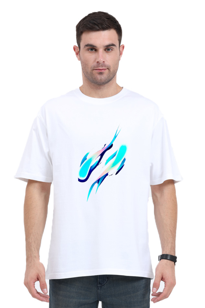 Fish Graphic Oversized printed T-Shirt