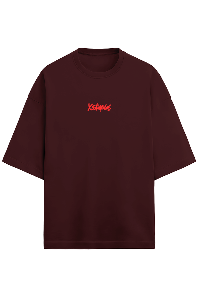 Warning Terry Oversized Comfort Tee