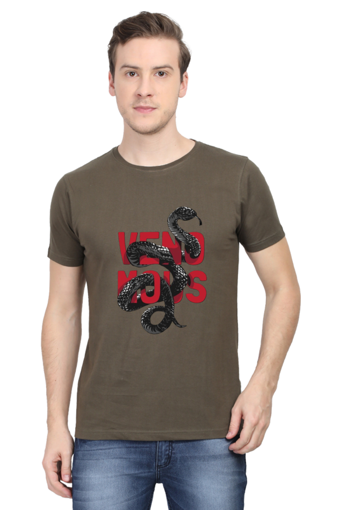 **Venomous Printed T-Shirt - Bold Style and Ultimate Comfort**