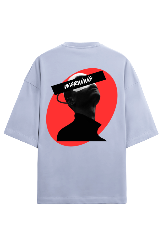 Warning Terry Oversized Comfort Tee