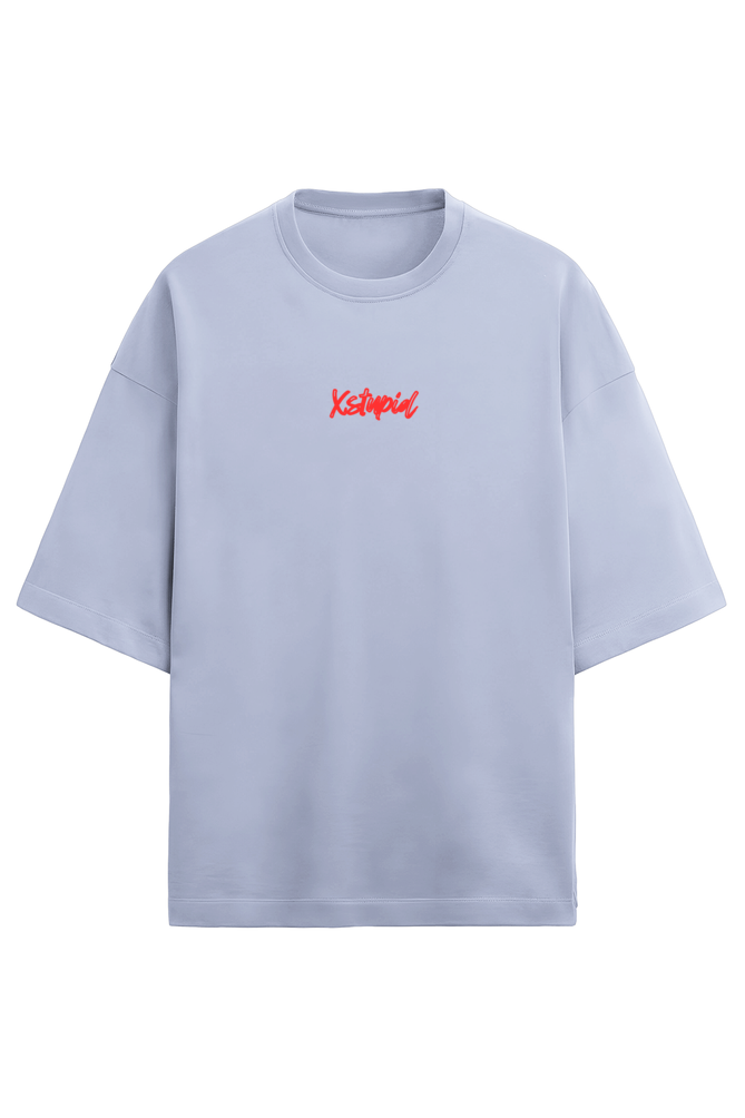 Warning Terry Oversized Comfort Tee
