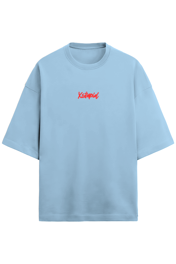 Warning Terry Oversized Comfort Tee