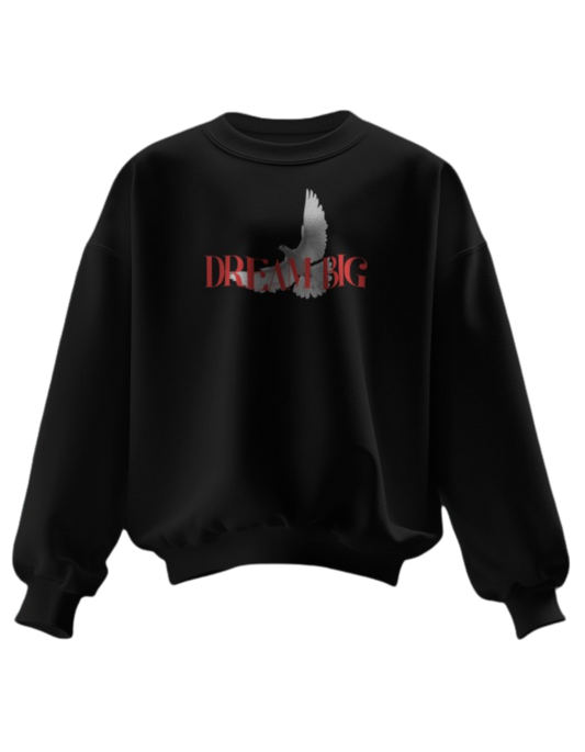 "Dream Big Oversized Sweatshirt – Perfect for Effortless Style"