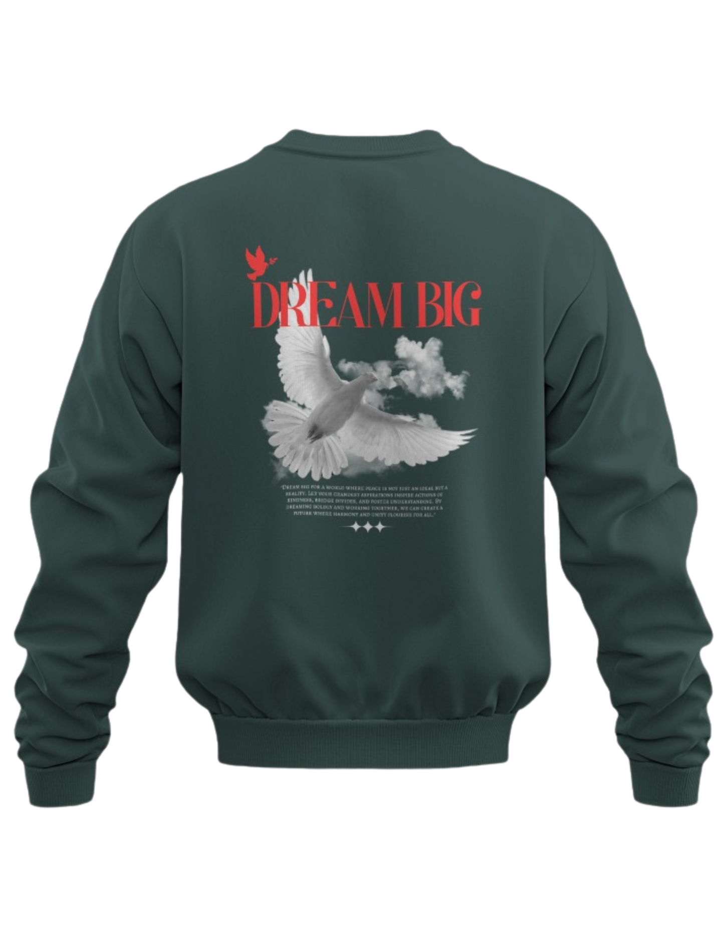 "Dream Big Oversized Sweatshirt – Perfect for Effortless Style"