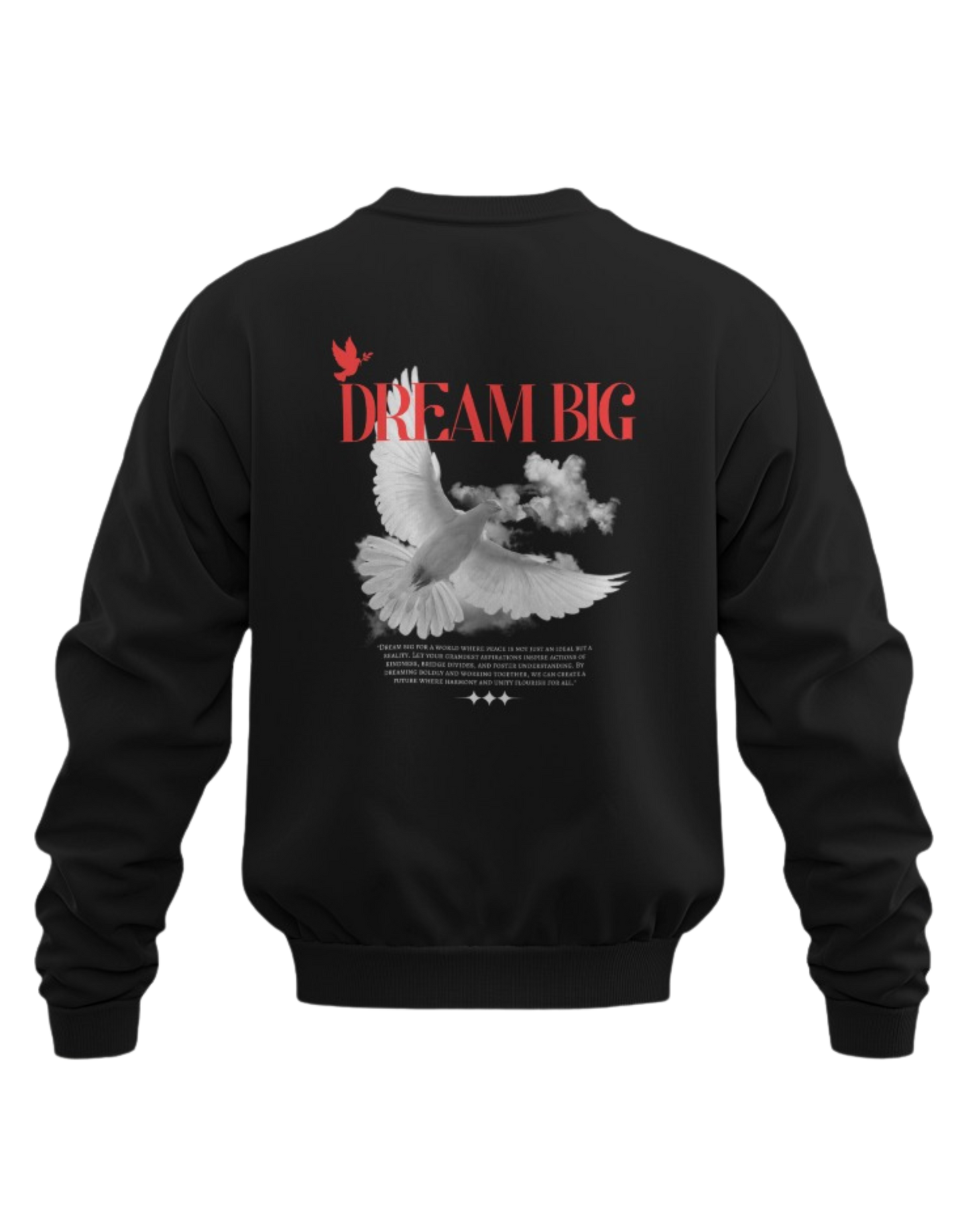 "Dream Big Oversized Sweatshirt – Perfect for Effortless Style"