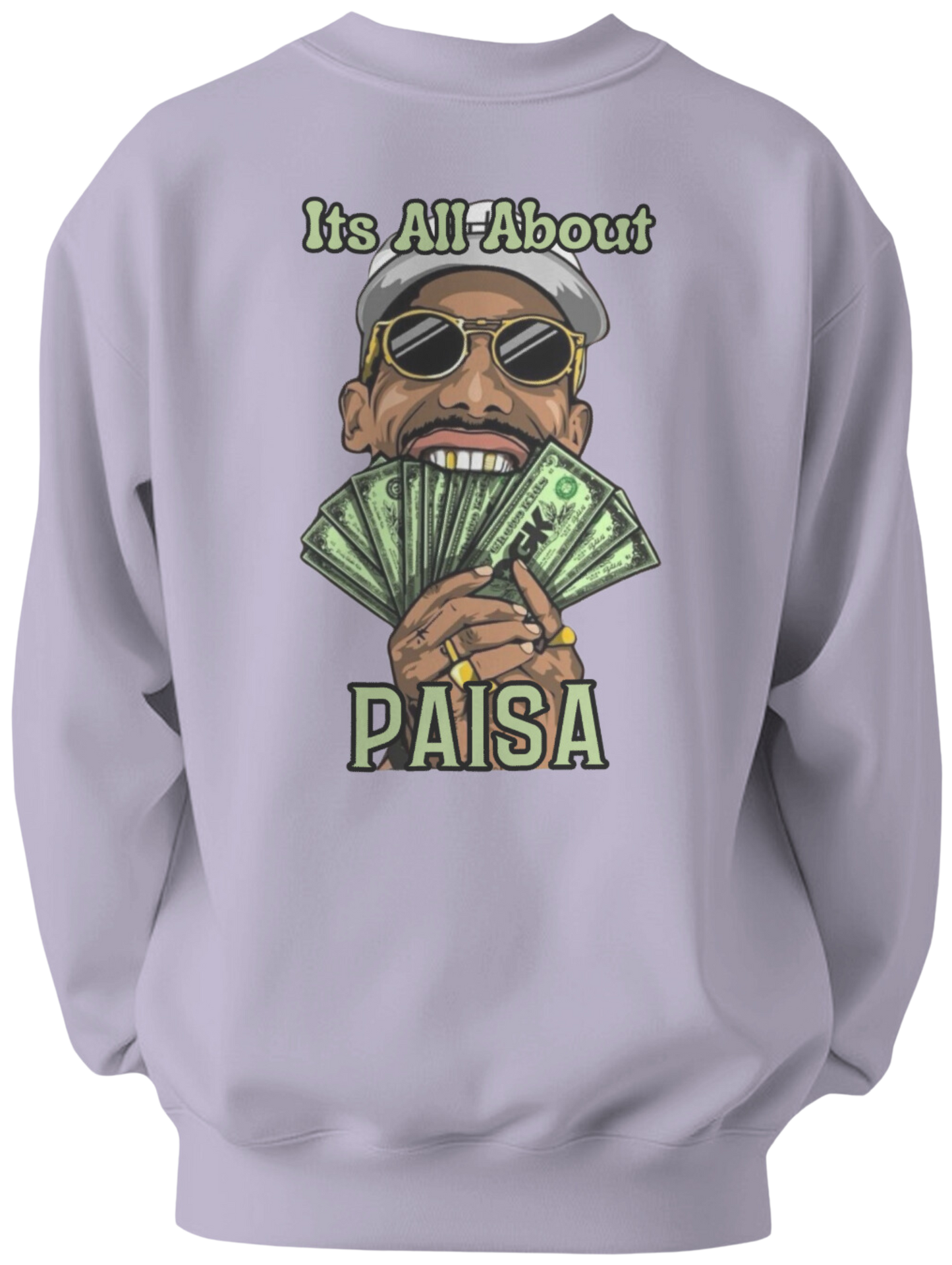 "It's All About Paisa" Oversized Sweatshirt