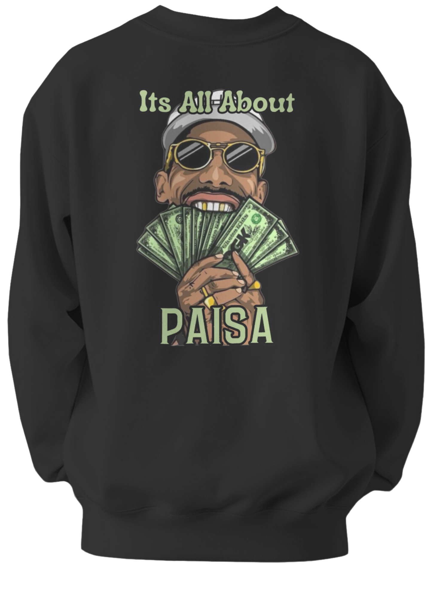 "It's All About Paisa" Oversized Sweatshirt