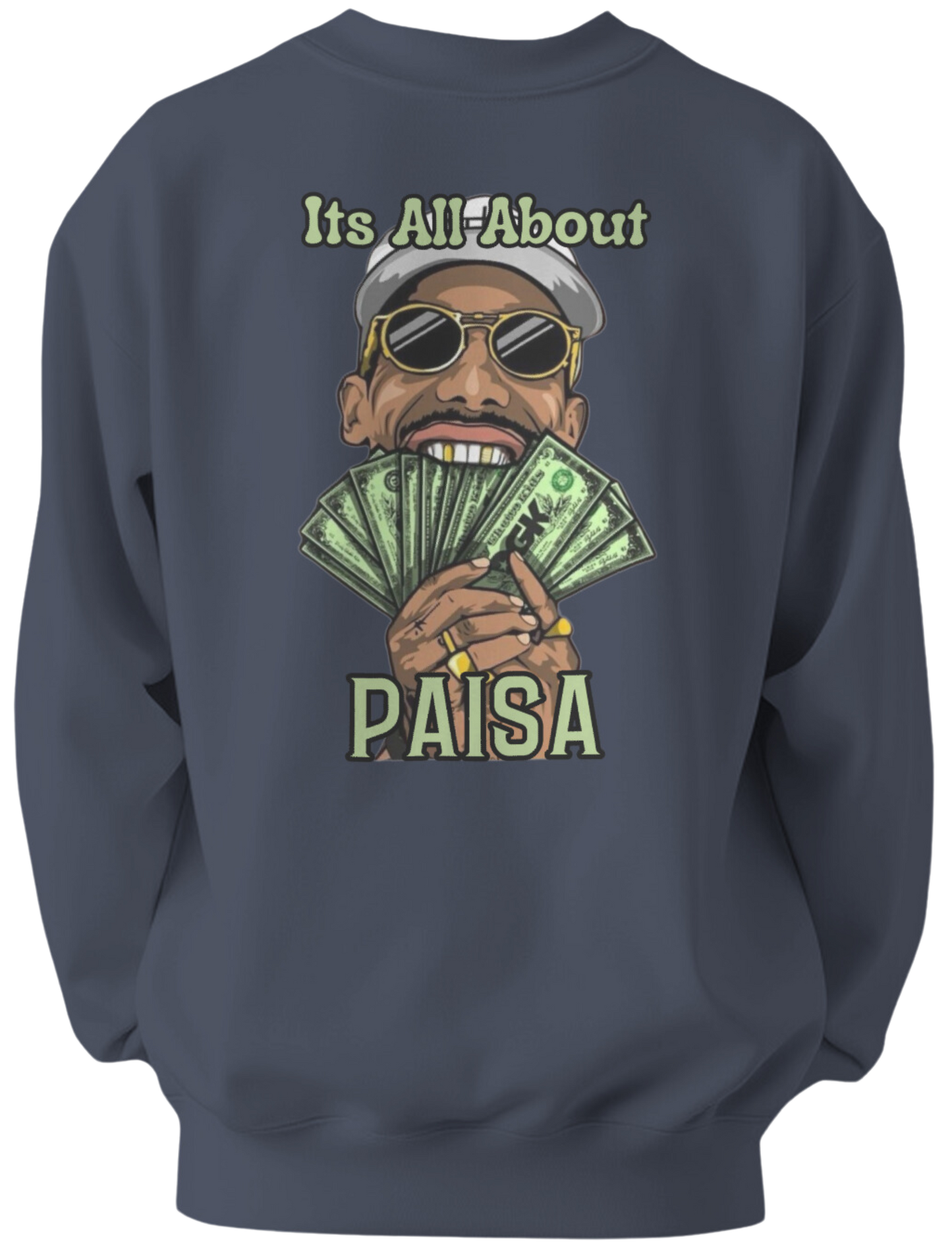 "It's All About Paisa" Oversized Sweatshirt