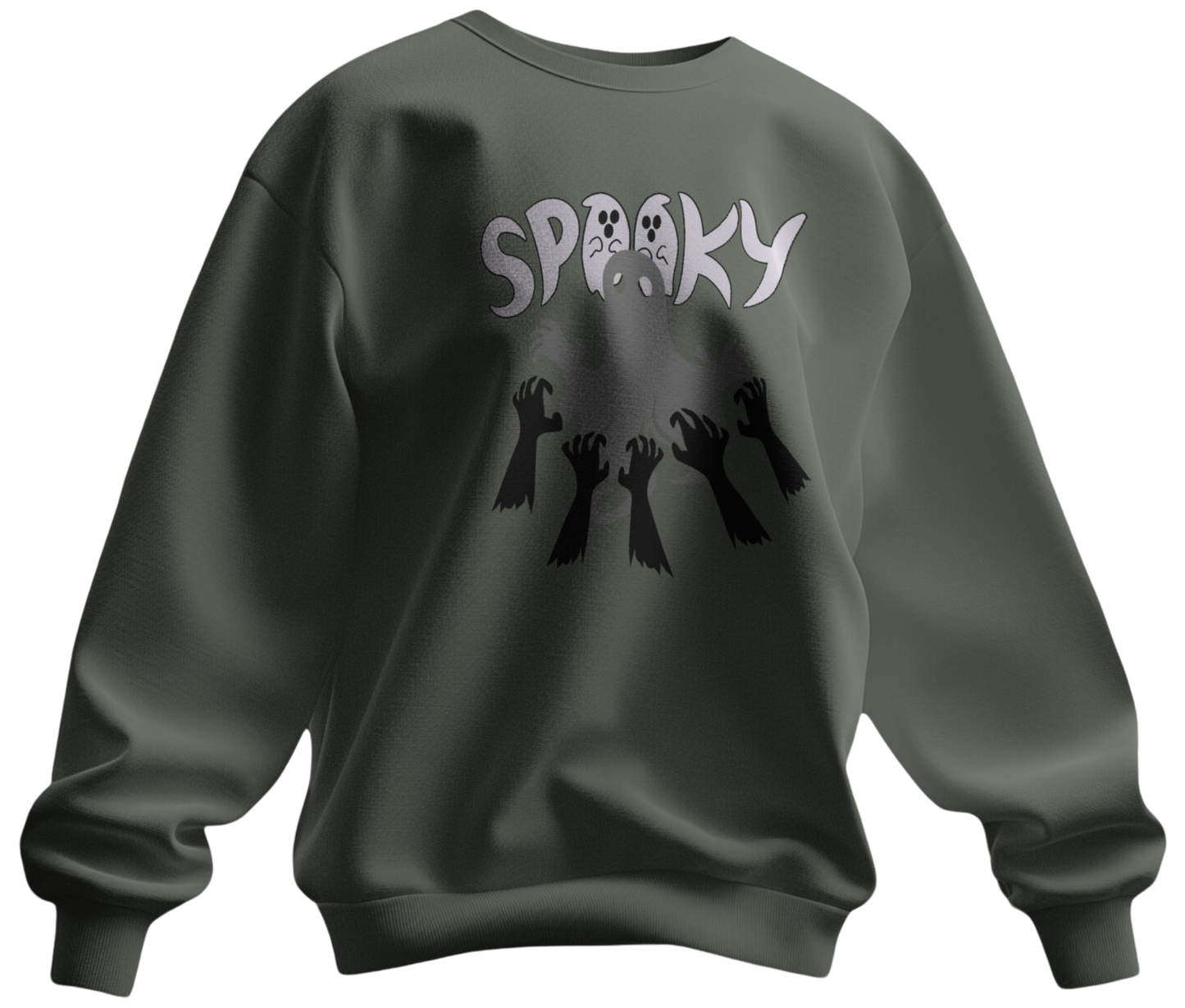 "Spooky Vibes Graphic Sweatshirt"