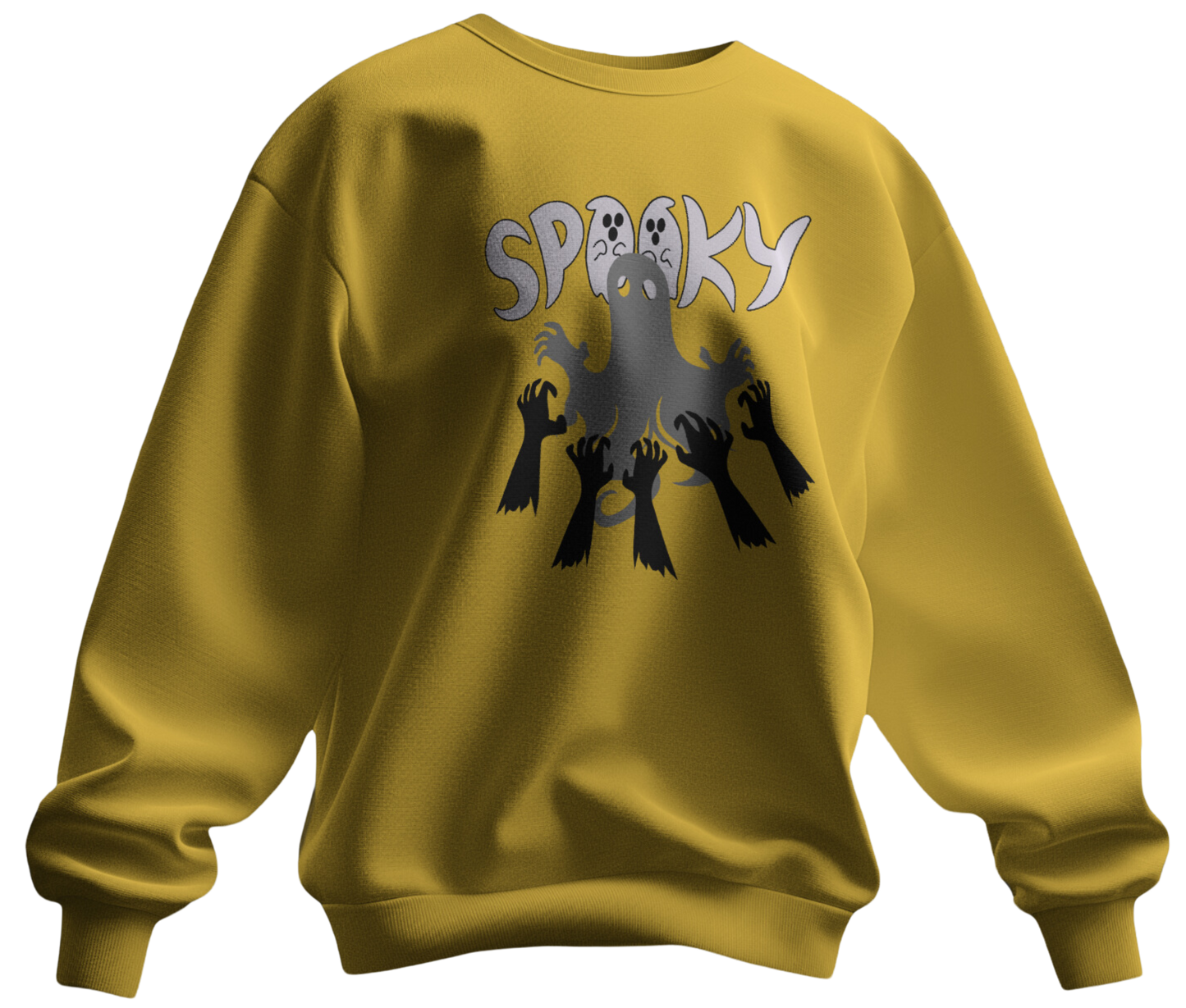 "Spooky Vibes Graphic Sweatshirt"