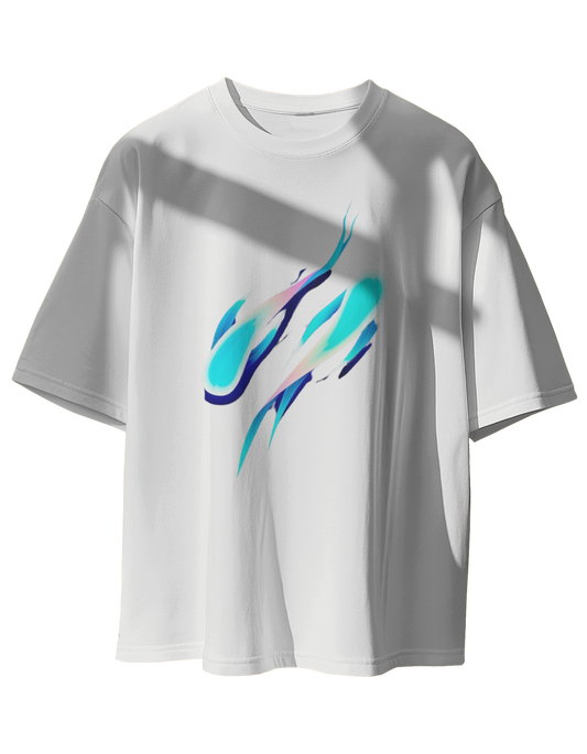 Fish Graphic Oversized printed T-Shirt
