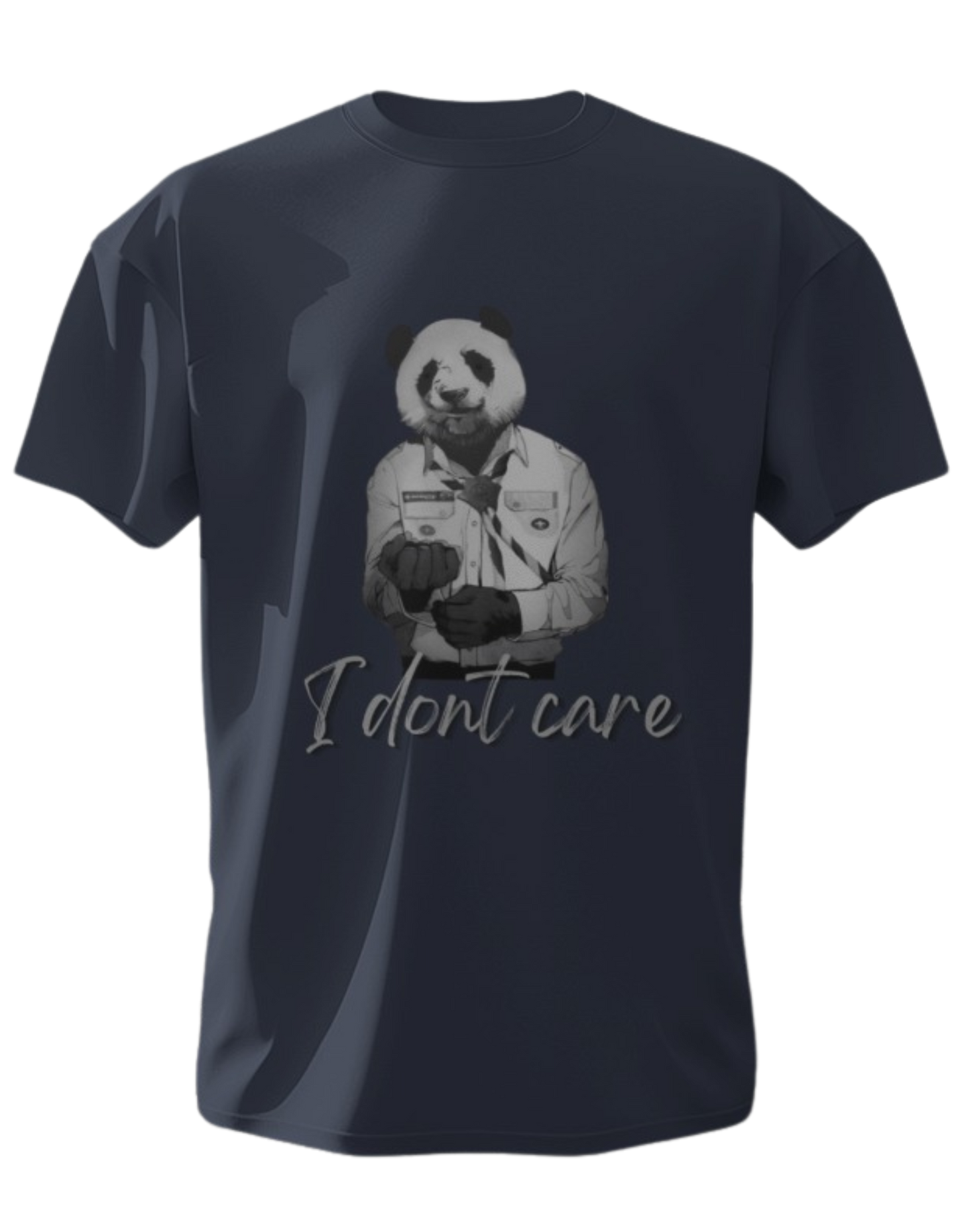 "Bold Attitude: Embrace Comfort with Our 'I Don't Care' Cotton T-shirt"