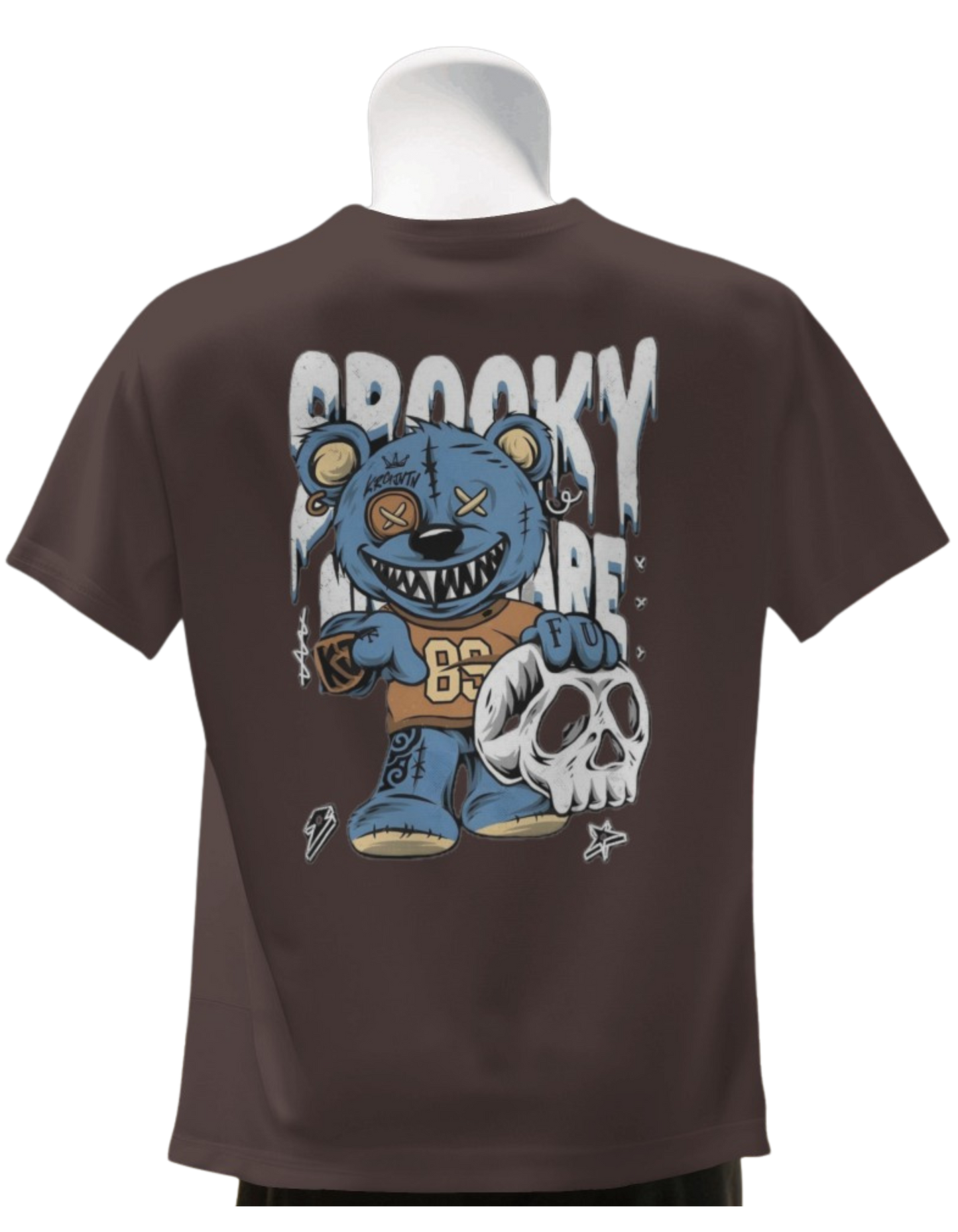 "Spooky Bear T-Shirt: Embrace the Cute and Creepy!"