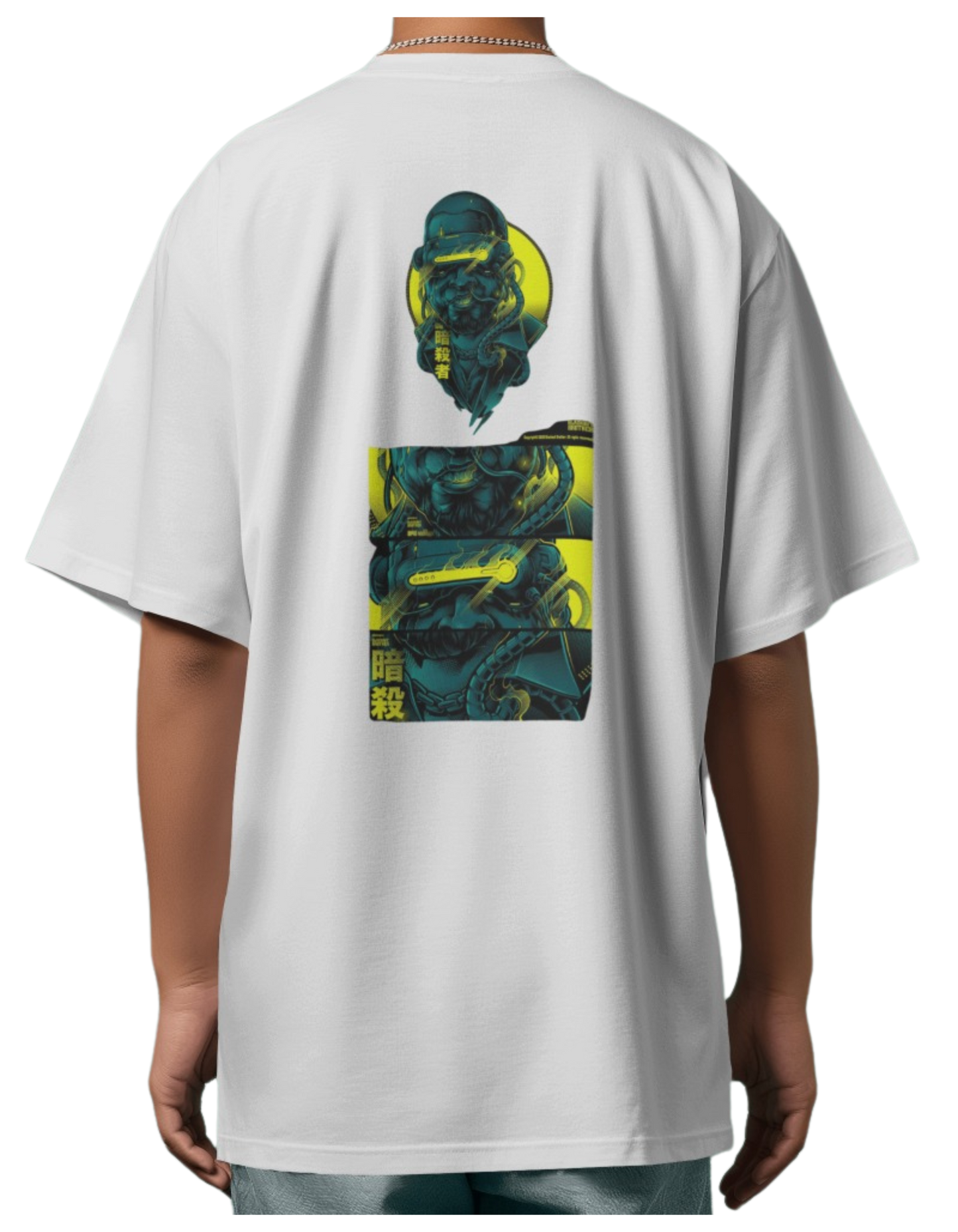 "Stylish Comfort: The Printed Cotton Oversized T-Shirt"