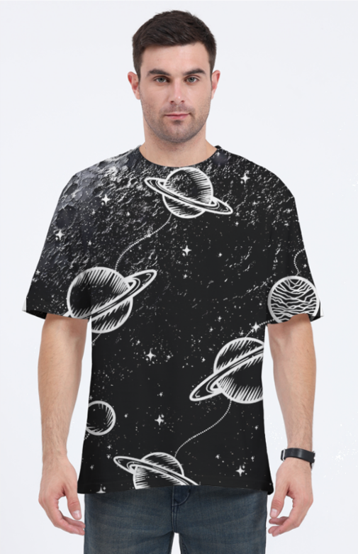 Men's Printed Oversized T-Shirt