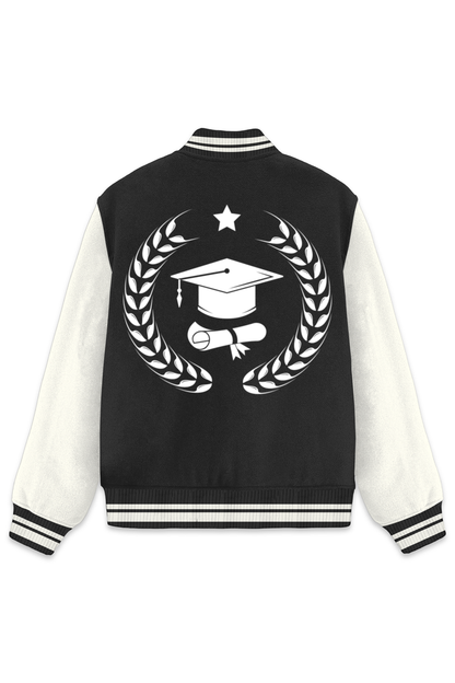 Varsity Jacket with Puff Print
