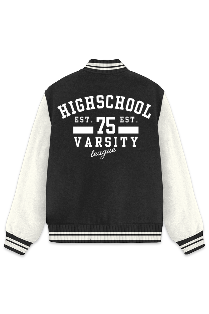 Varsity Jacket with Puff Print