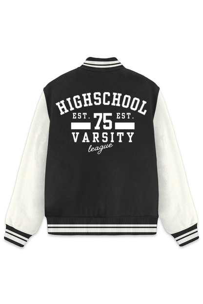 Varsity Jacket with Puff Print