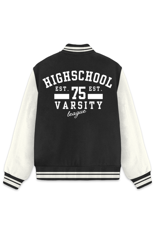 Varsity Jacket with Puff Print