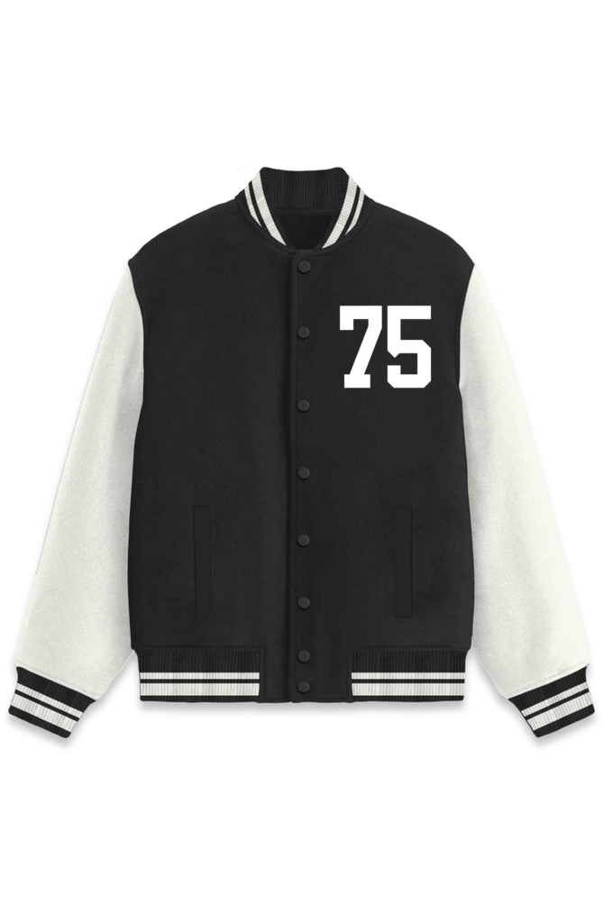 Varsity Jacket with Puff Print