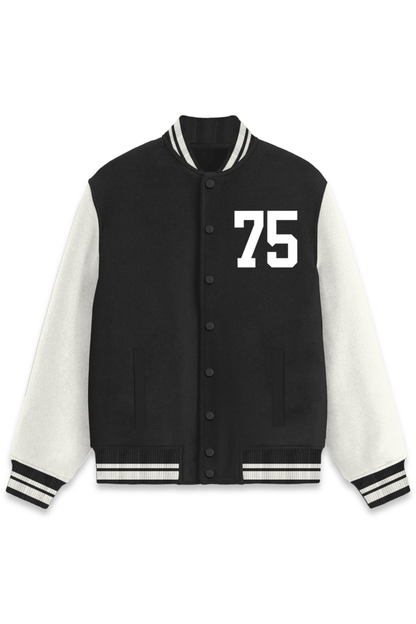Varsity Jacket with Puff Print