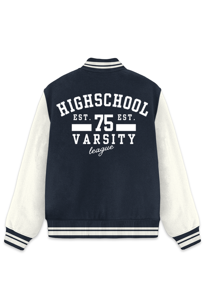 Varsity Jacket with Puff Print