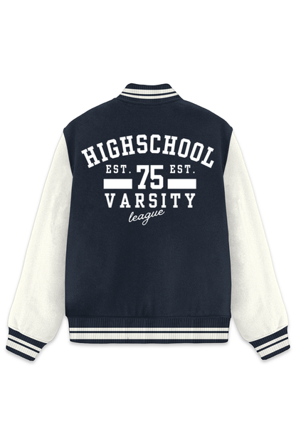 Varsity Jacket with Puff Print