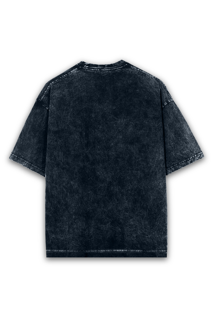 Error 404 Reflective Print Acid Wash Oversized Classic T-Shirt