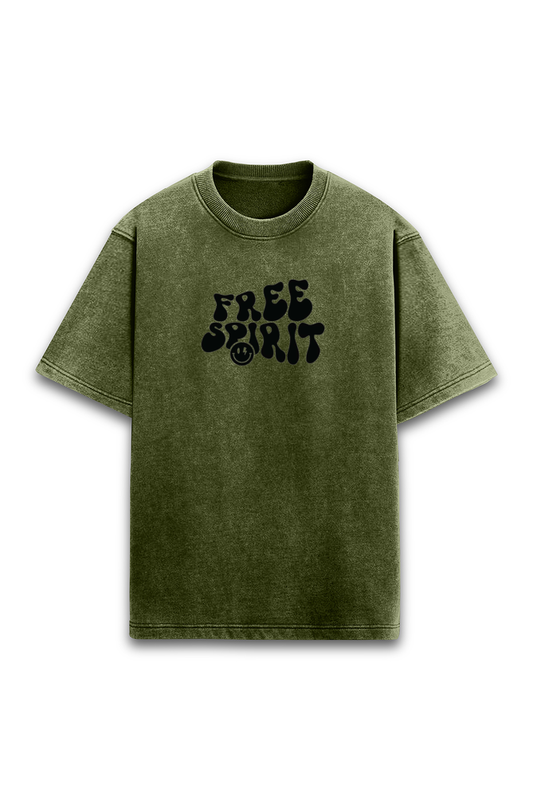 **Trendy Acid Wash Oversized T-Shirt – Unleash Your Style!**