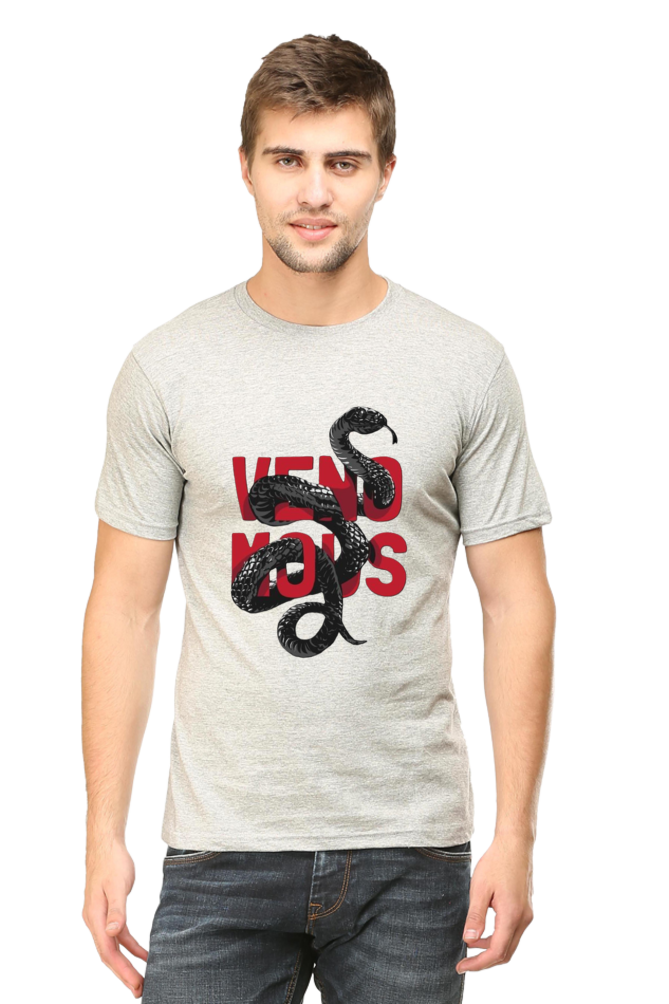 **Venomous Printed T-Shirt - Bold Style and Ultimate Comfort**