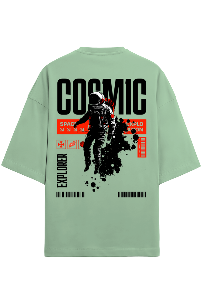 Cosmic Printed Oversized T-Shirt