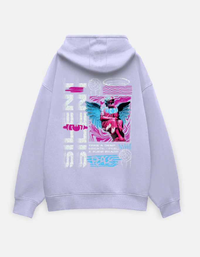 HIDE Unisex Silent Vibes Oversized Hoodie – Xstupid