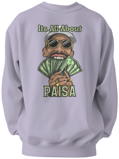 "It's All About Paisa" Oversized Sweatshirt
