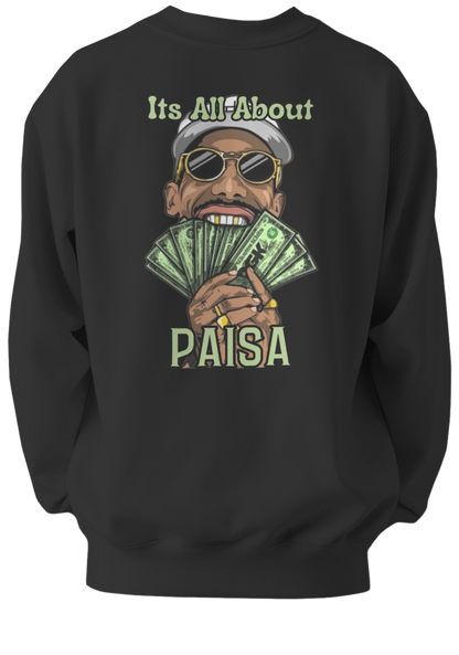 "It's All About Paisa" Oversized Sweatshirt