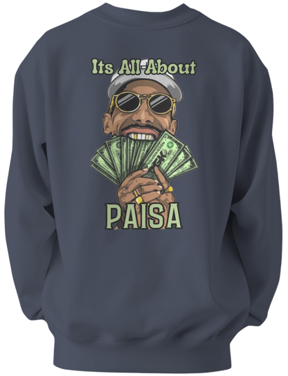 "It's All About Paisa" Oversized Sweatshirt