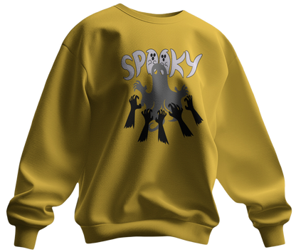 "Spooky Vibes Graphic Sweatshirt"