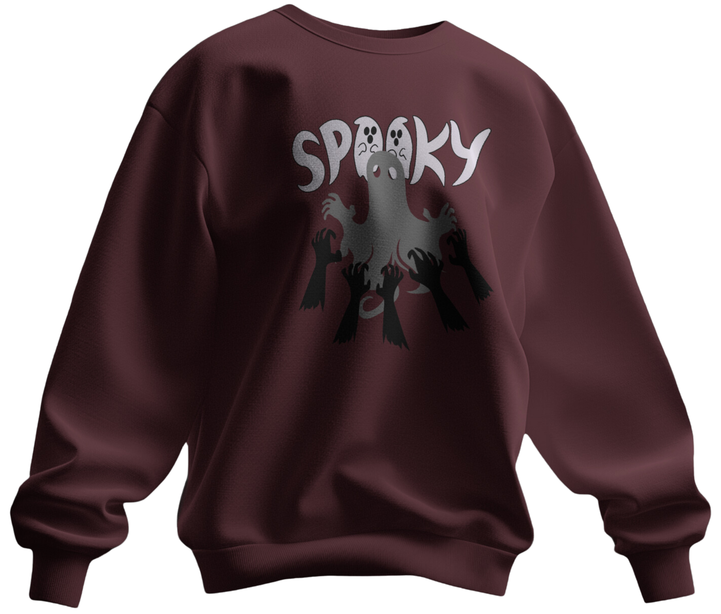 "Spooky Vibes Graphic Sweatshirt"