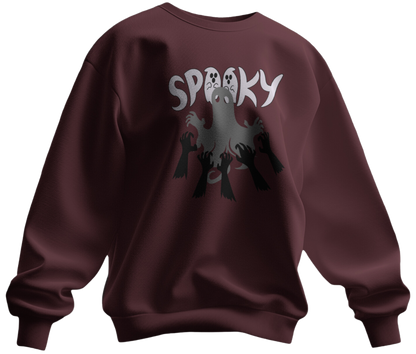 "Spooky Vibes Graphic Sweatshirt"