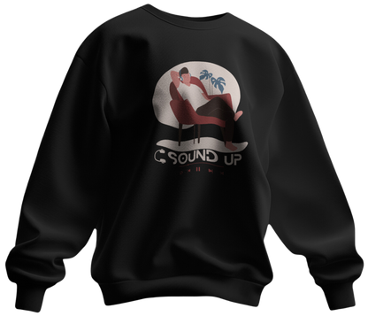 Sound Up Graphic Print Sweatshirt