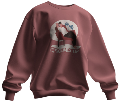Sound Up Graphic Print Sweatshirt