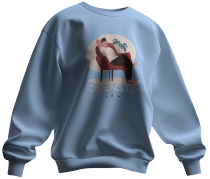 Sound Up Graphic Print Sweatshirt