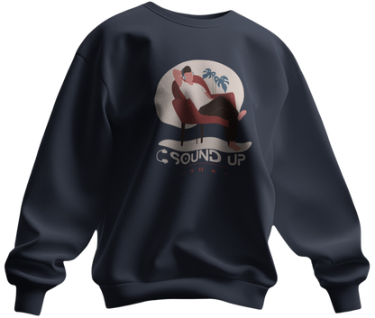 Sound Up Graphic Print Sweatshirt