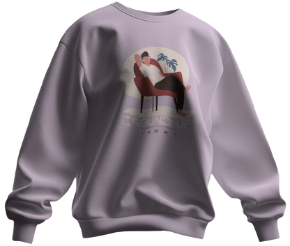 Sound Up Graphic Print Sweatshirt