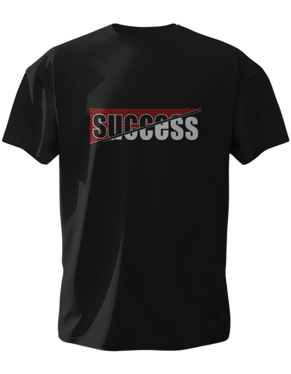 "Success Printed Half-Sleeve T-Shirt"