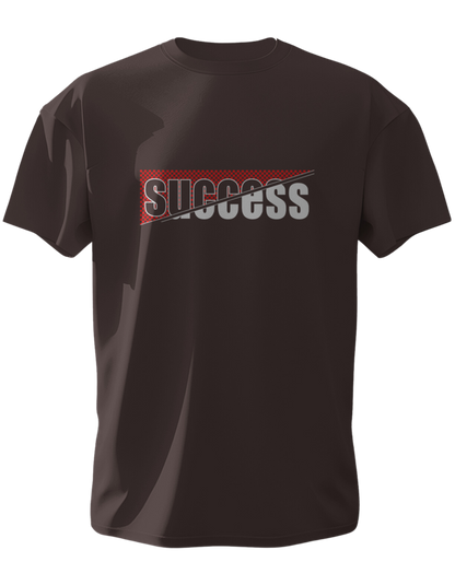 "Success Printed Half-Sleeve T-Shirt"