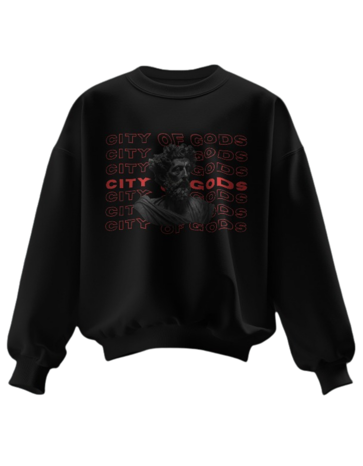 City Of Gods Stoic Oversized Sweatshirt: Ultimate Comfort & Style"**