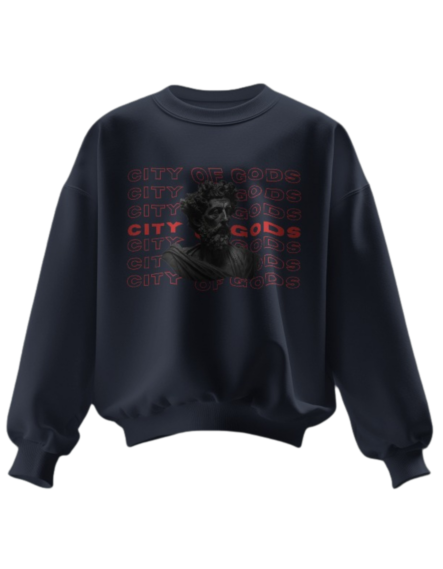 City Of Gods Stoic Oversized Sweatshirt: Ultimate Comfort & Style"**