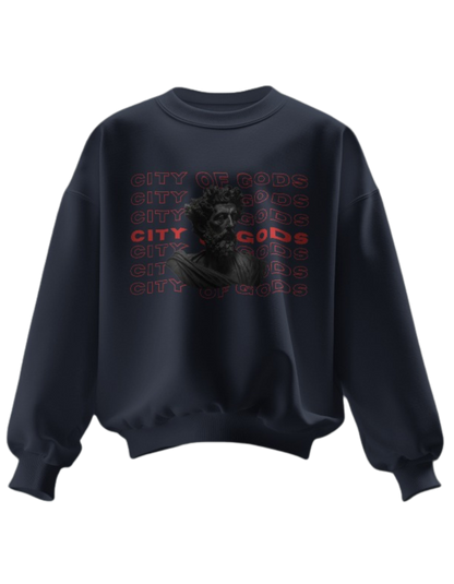 City Of Gods Stoic Oversized Sweatshirt: Ultimate Comfort & Style"**