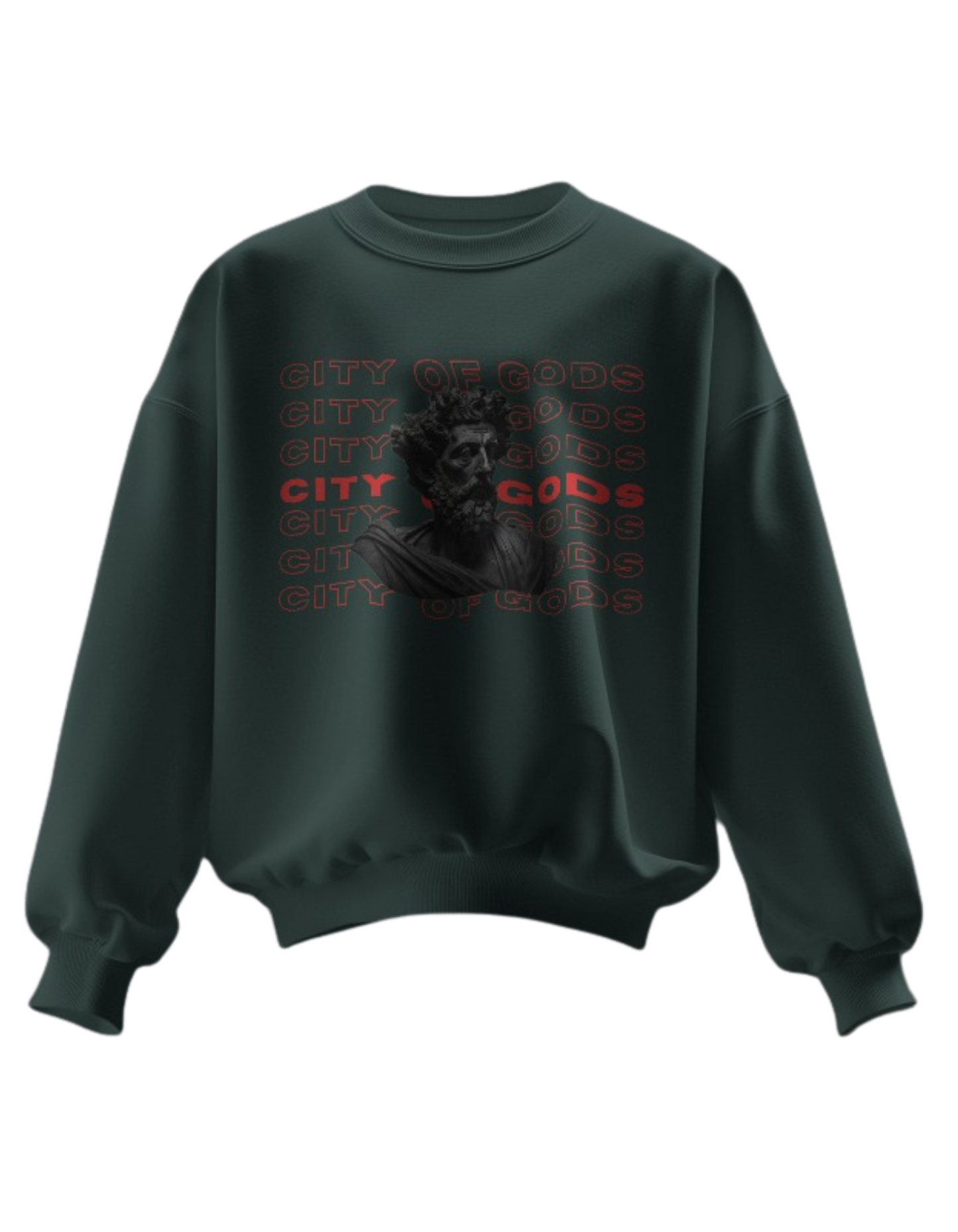 City Of Gods Stoic Oversized Sweatshirt: Ultimate Comfort & Style"**